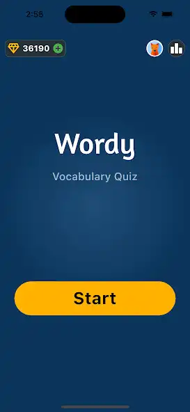 Play Wordy - Word Puzzle Game as an online game Wordy - Word Puzzle Game with UptoPlay