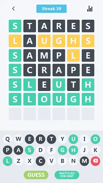Play Woriddle! Word guess challenge as an online game Woriddle! Word guess challenge with UptoPlay