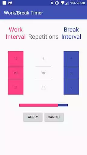 Play Work / Break Timer