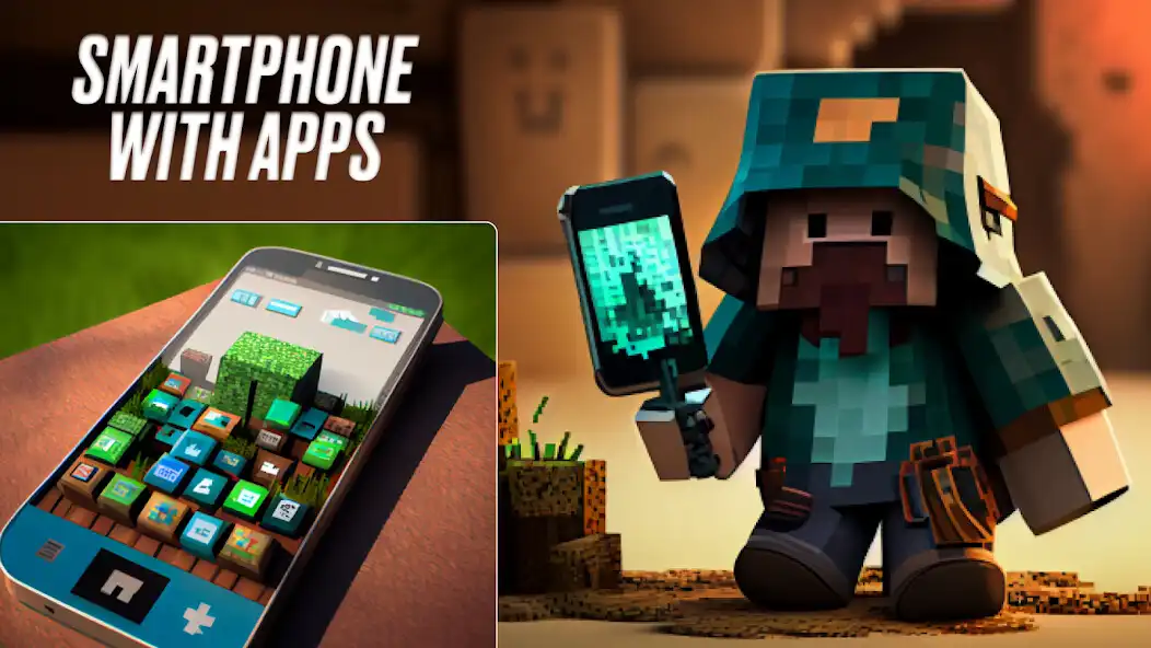 Play Working Phone Minecraft Mod as an online game Working Phone Minecraft Mod with UptoPlay
