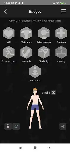 Play Workout log & Gym - Badges reward  and enjoy Workout log & Gym - Badges reward with UptoPlay