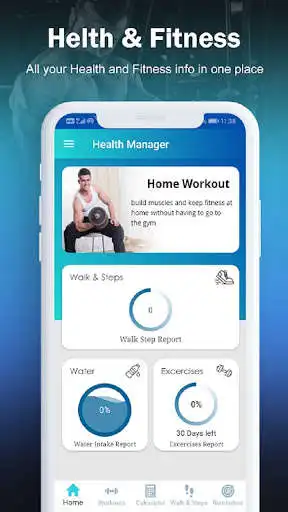 Play Workout Manager & Health Calculator for Fitness  and enjoy Workout Manager & Health Calculator for Fitness with UptoPlay
