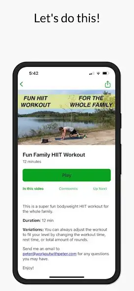 Play Workout with Peter  and enjoy Workout with Peter with UptoPlay