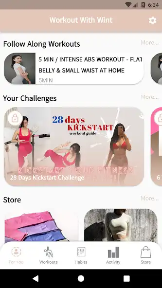 Play Workout With Wint  and enjoy Workout With Wint with UptoPlay