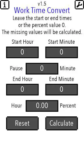 Play APK Work Time Convert  and enjoy Work Time Convert with UptoPlay com.gergelynagy.WorkTimeConvert