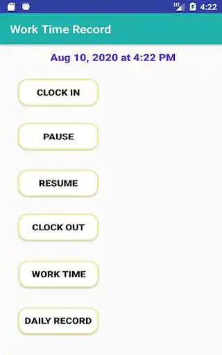 Play Work Time Record  and enjoy Work Time Record with UptoPlay