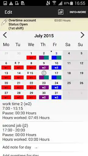 Play Worktimes - employee as an online game Worktimes - employee with UptoPlay