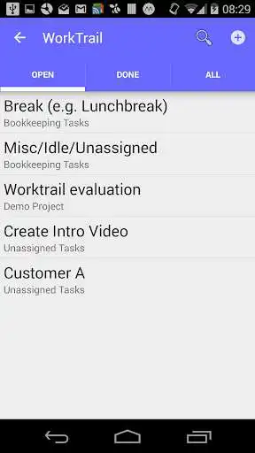 Play WorkTrail - Time Tracking as an online game WorkTrail - Time Tracking with UptoPlay