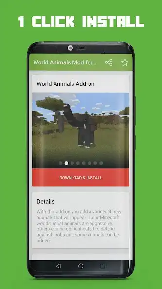 Play World Animals Mod for MCPE  and enjoy World Animals Mod for MCPE with UptoPlay
