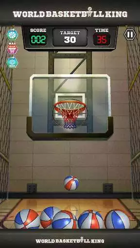 Play World Basketball King as an online game World Basketball King with UptoPlay