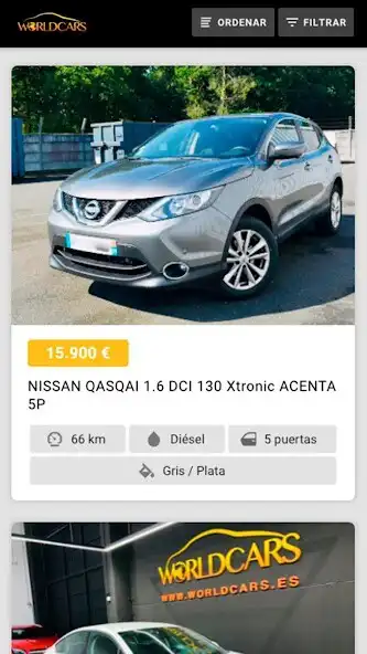 Play WorldCars - Coches de ocasión as an online game WorldCars - Coches de ocasión with UptoPlay