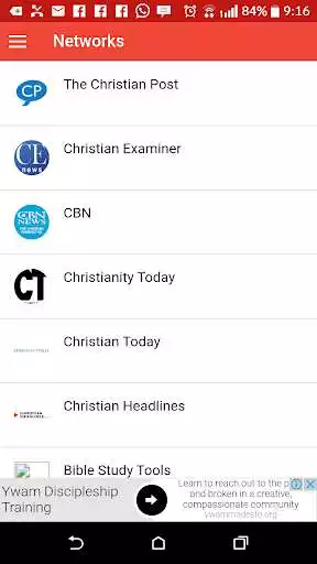 Play World Christian News Feeds