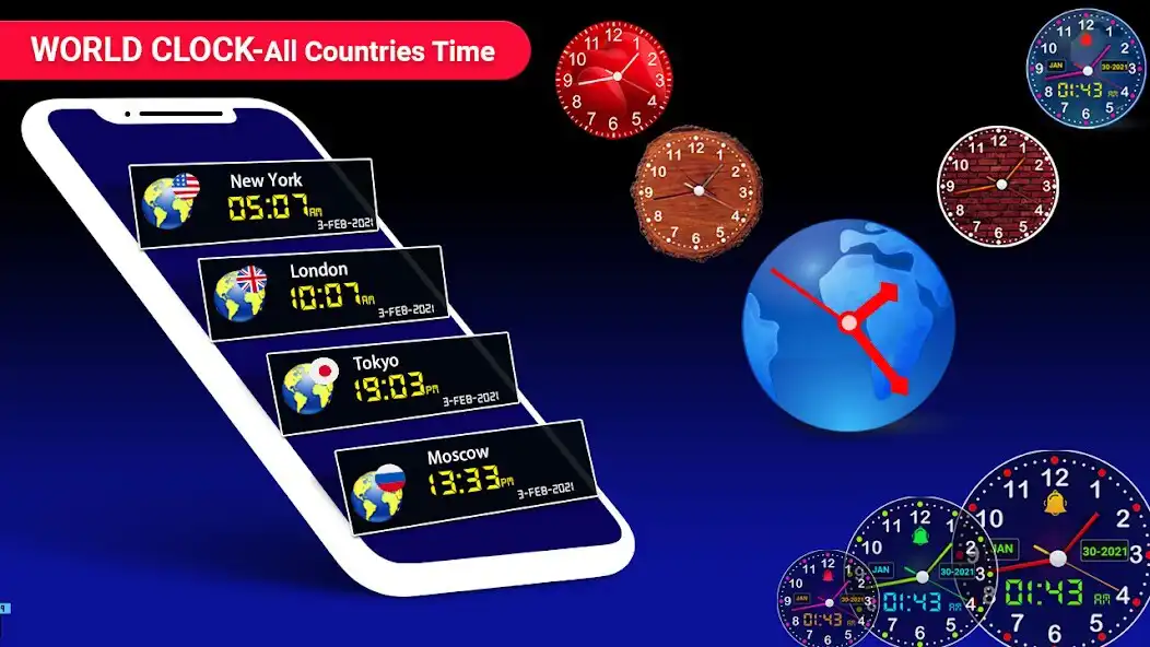 Play World clock-Smart Night Clock as an online game World clock-Smart Night Clock with UptoPlay