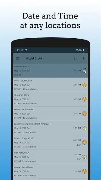 Play World Clock - TimeZone Widget  and enjoy World Clock - TimeZone Widget with UptoPlay