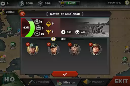Play World Conqueror 3-WW2 Strategy as an online game World Conqueror 3-WW2 Strategy with UptoPlay
