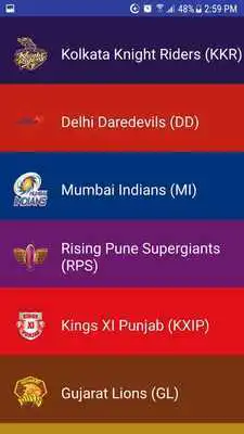 Play World Cricket t20 I.P.L Schedule 2018