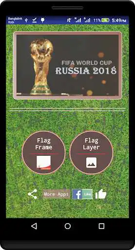 Play World Cup 2018 - Team Flag Frame  and enjoy World Cup 2018 - Team Flag Frame with UptoPlay