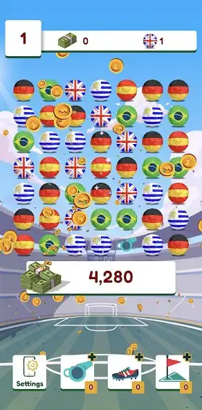 Play World Cup Mania: Fun Merge as an online game World Cup Mania: Fun Merge with UptoPlay