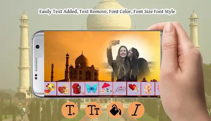 Play World Famous Place photo frame photo editor