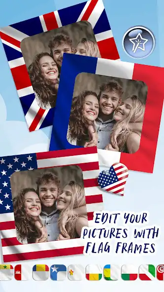 Play World Flag Photo Editor as an online game World Flag Photo Editor with UptoPlay