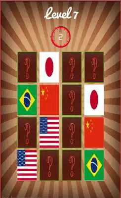 Play World Flags Memory Match