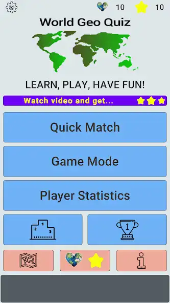 Play World Geo Quiz  and enjoy World Geo Quiz with UptoPlay