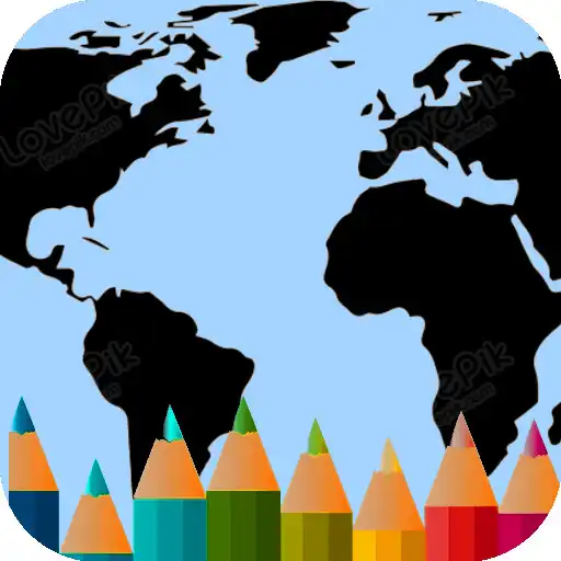 Play World Map Coloring Book APK Play World Map Coloring Book APK