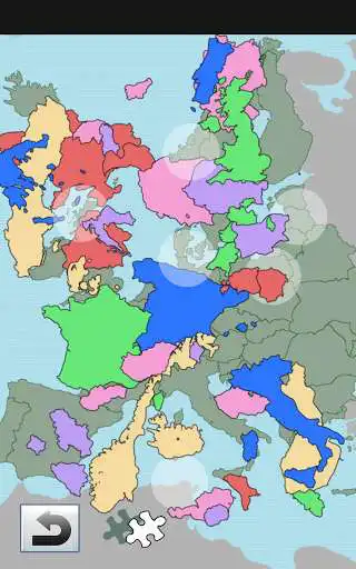 Play World map jigsaw puzzle as an online game World map jigsaw puzzle with UptoPlay