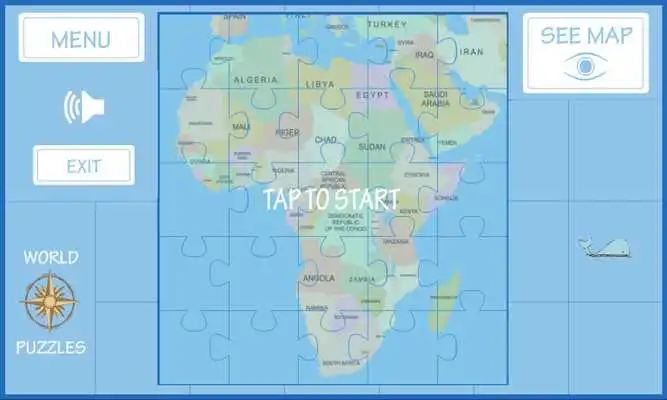 Play World Map Puzzle