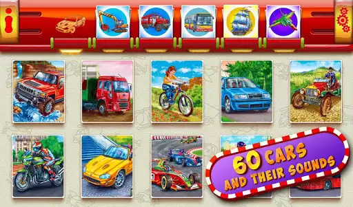 Play World of Cars! Car games for boys! Smart kids app