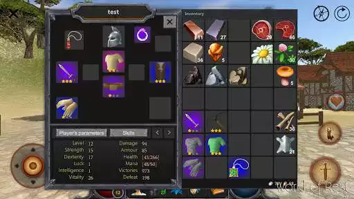 Play World Of Rest: Online RPG as an online game World Of Rest: Online RPG with UptoPlay