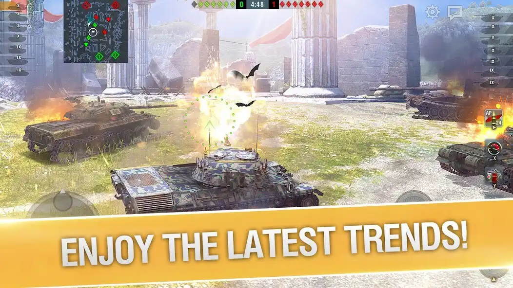 Play World of Tanks Blitz - PVP MMO as an online game World of Tanks Blitz - PVP MMO with UptoPlay