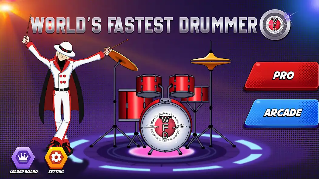 Play Worlds Fastest Drummer as an online game Worlds Fastest Drummer with UptoPlay