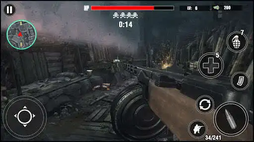 Play World War Gunner Guns Simulation Game as an online game World War Gunner Guns Simulation Game with UptoPlay