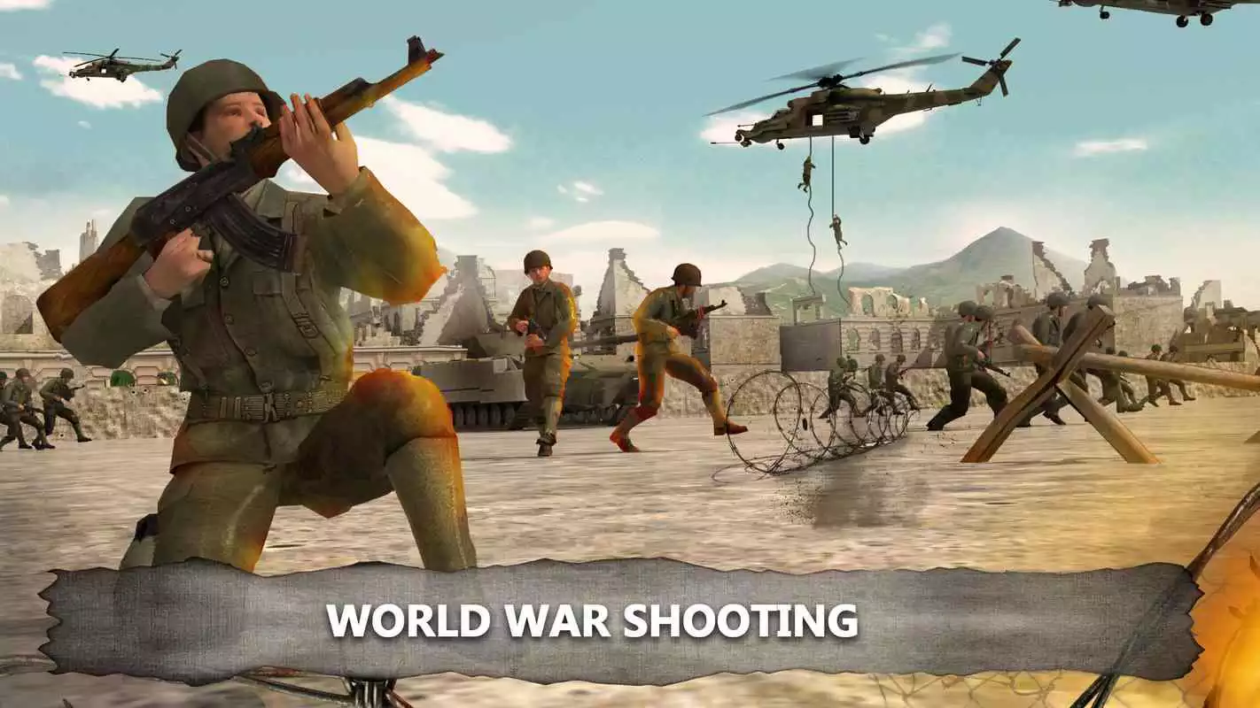 Play World War Shooting Survival Combat Attack Mission
