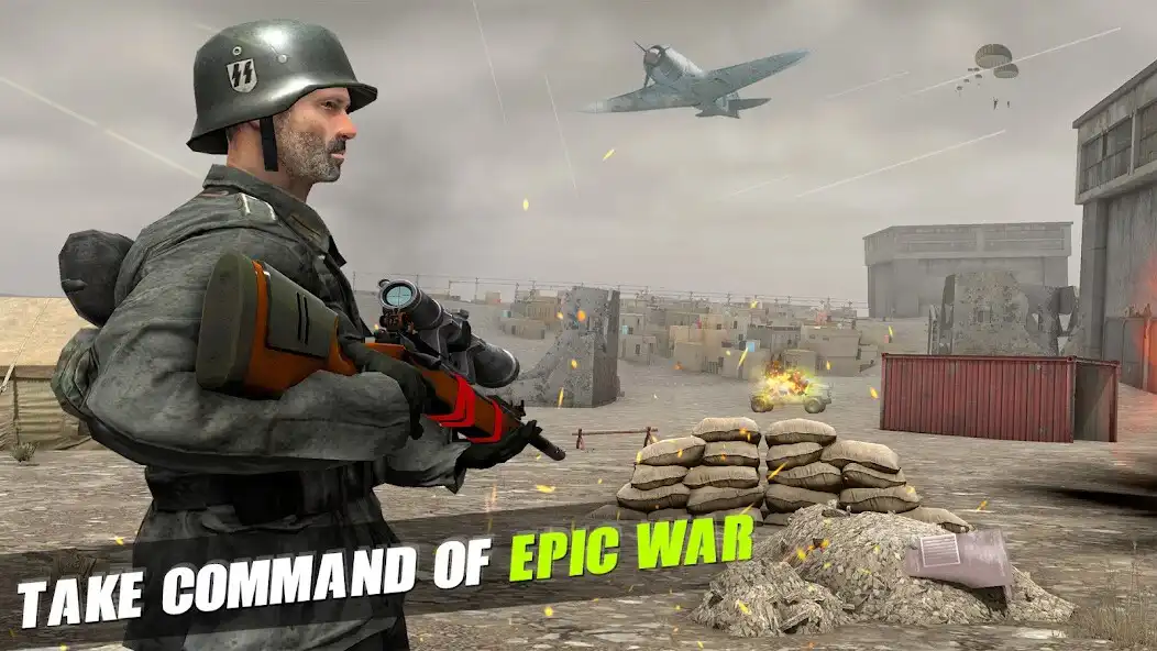 Play World War: Sniper 3D Attack  and enjoy World War: Sniper 3D Attack with UptoPlay