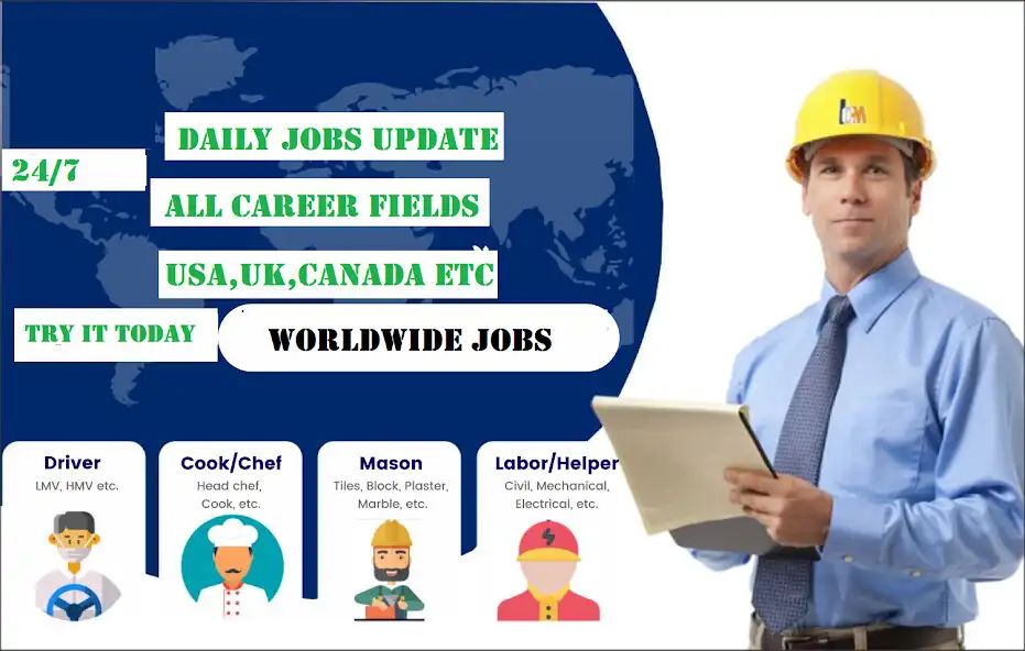 Play Worldwide Jobs - Work Abroad  and enjoy Worldwide Jobs - Work Abroad with UptoPlay