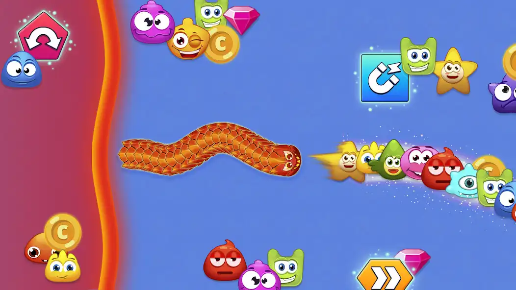 Play Worm Hunt - Snake game iO zone as an online game Worm Hunt - Snake game iO zone with UptoPlay