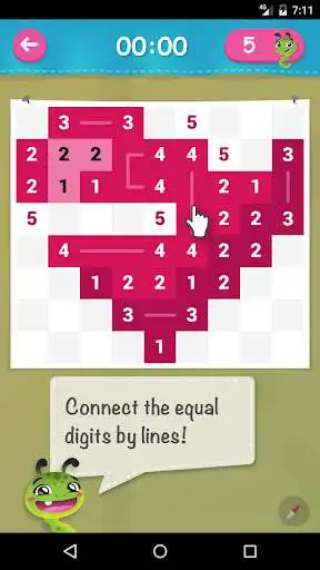 Play Worms - Linkapix Picture Path Number Puzzle  and enjoy Worms - Linkapix Picture Path Number Puzzle with UptoPlay