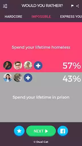 Play Would You Rather - Social Game as an online game Would You Rather - Social Game with UptoPlay