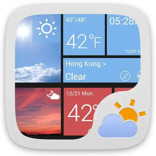 Free play online WP8. GO Weather EX Theme  APK