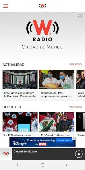 Play WRadio México  and enjoy WRadio México with UptoPlay