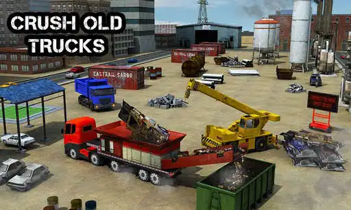Play Wrecked Truck Crusher Crane 3D