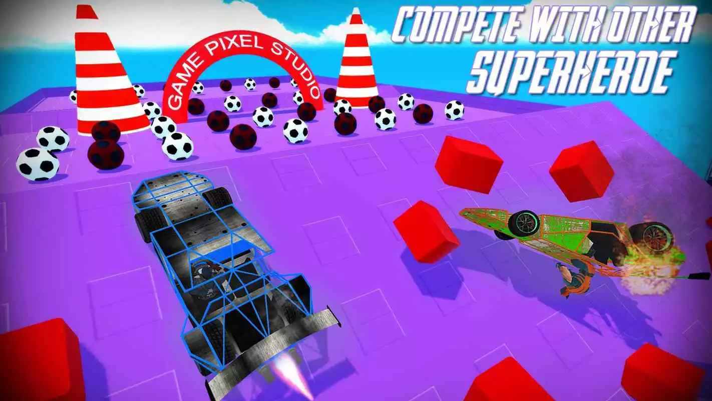 Play Wreck Heroes Ramp Car Drift