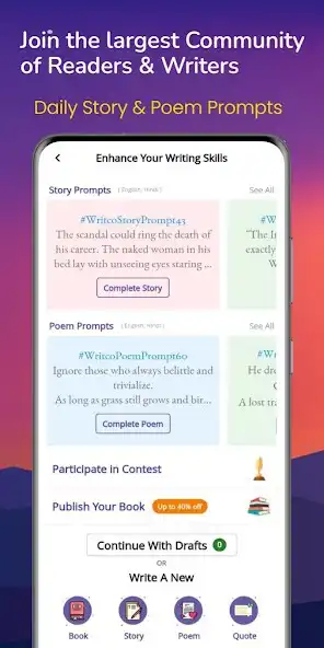Play Writco — For Writers  Readers as an online game Writco — For Writers  Readers with UptoPlay