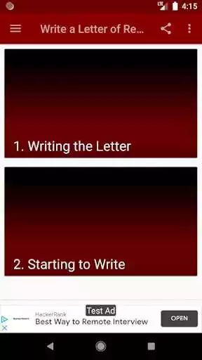 Play Write a letter of Recommendation as an online game Write a letter of Recommendation with UptoPlay