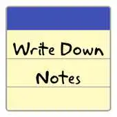 Free play online Write Down Notes APK