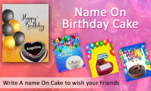 Play Write name On Birthday Cake as an online game Write name On Birthday Cake with UptoPlay