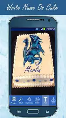 Play Write Name On Birthday Cake