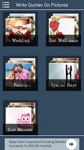 Play Write Quotes On Pictures - Photo Quotes Creator  and enjoy Write Quotes On Pictures - Photo Quotes Creator with UptoPlay